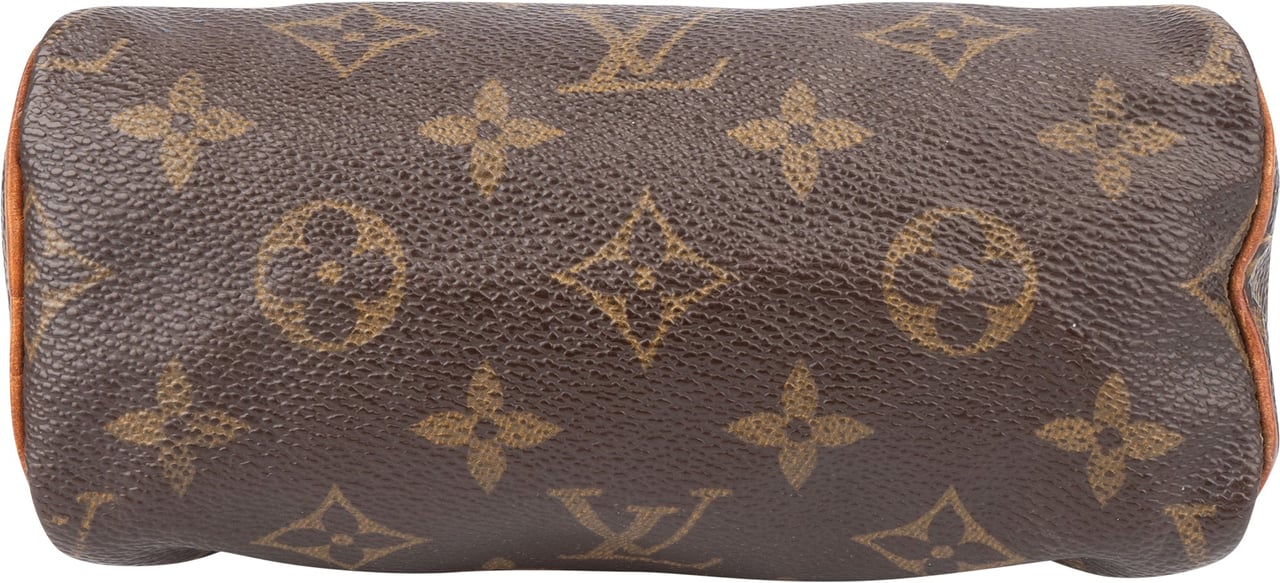 Louis Vuitton Louis Vuitton Canvas Monogram Mini Speedy Handbag Bruin