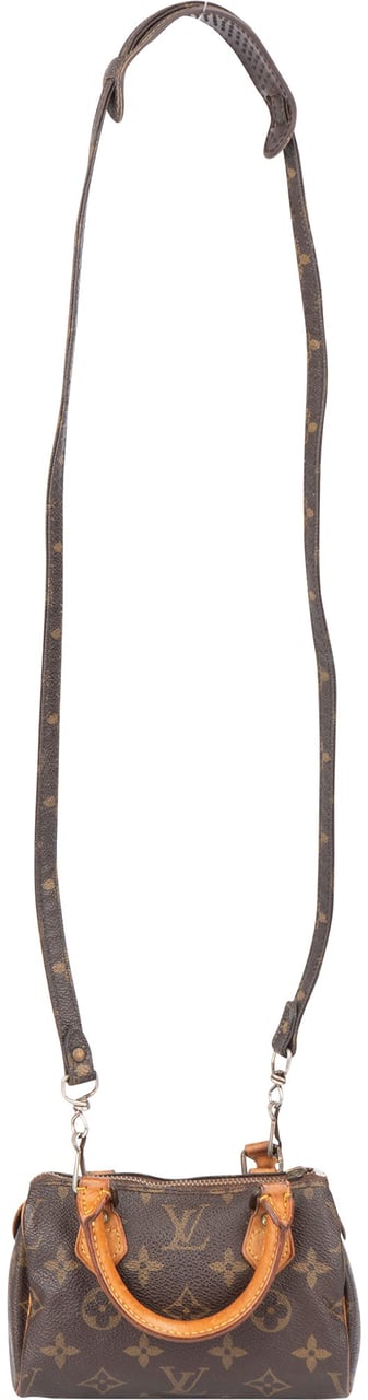 Louis Vuitton Louis Vuitton Canvas Monogram Mini Speedy Handbag Bruin