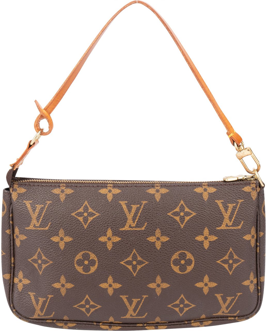 Louis Vuitton Louis Vuitton Canvas Monogram Pochette Accessoire Handbag Bruin