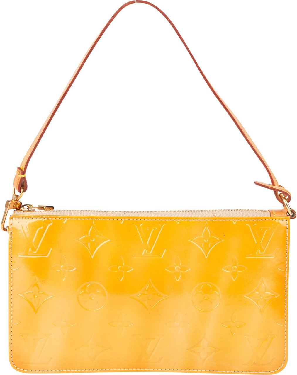 Louis Vuitton Louis Vuitton Vernis Monogram Lexington Pochette Accessoire Handbag Geel