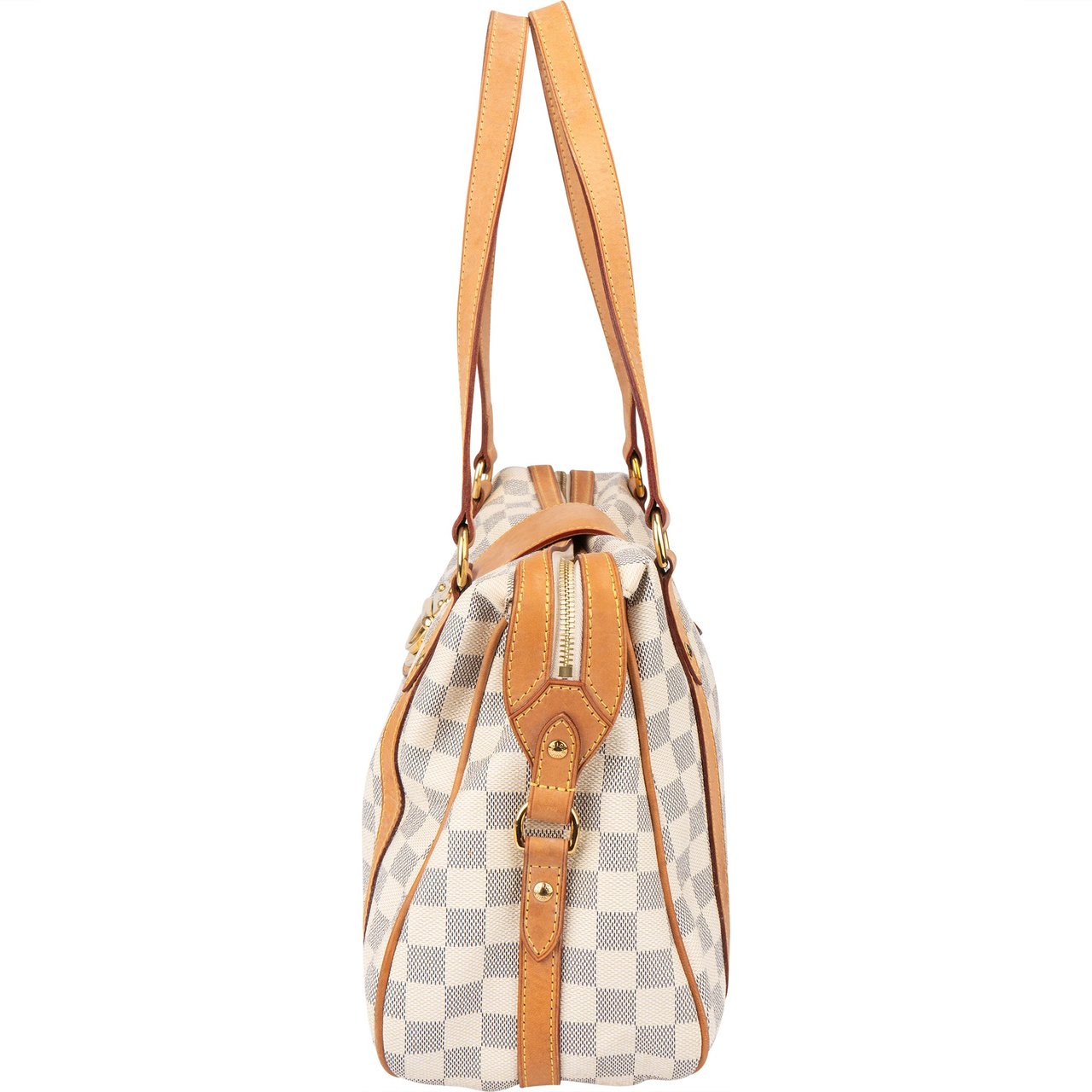 Louis Vuitton Louis Vuitton Damier Azur Monogram Stresa PM Handbag Wit