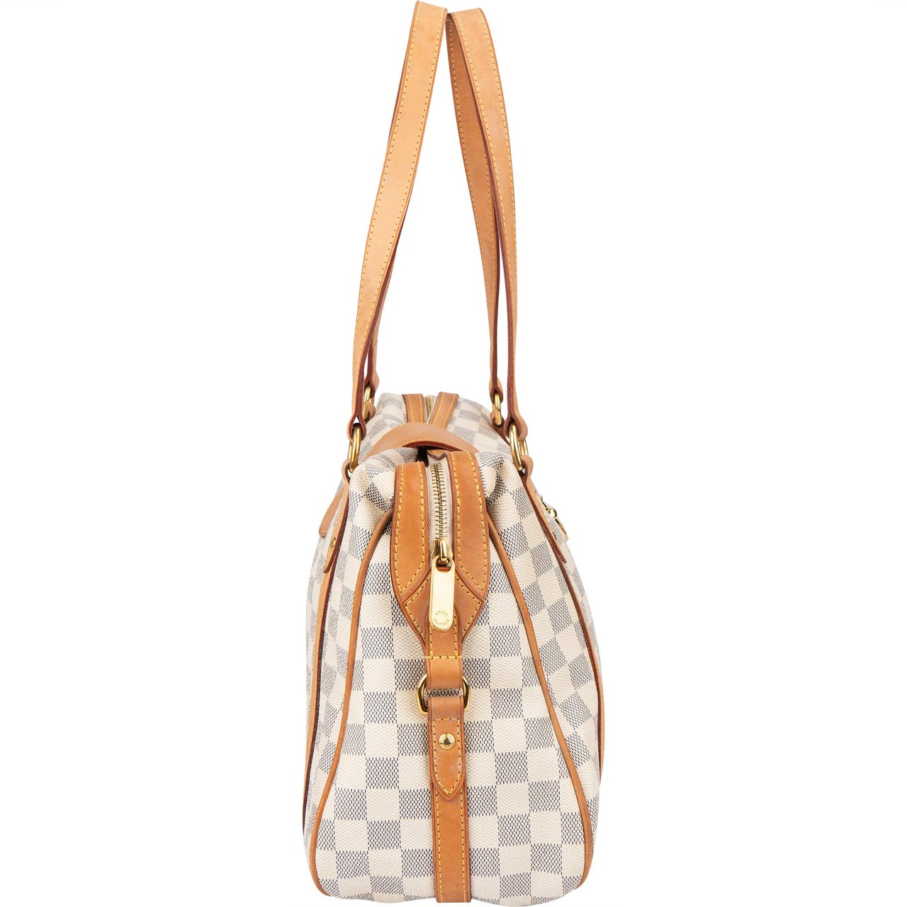 Louis Vuitton Louis Vuitton Damier Azur Monogram Stresa PM Handbag Wit