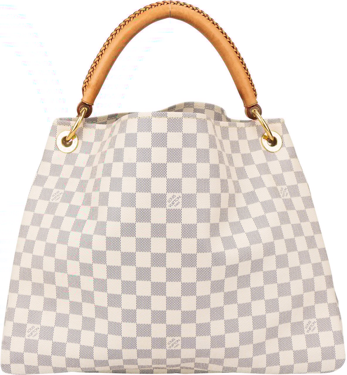 Louis Vuitton Louis Vuitton Damier Azur Monogram Artsy MM Handbag Wit