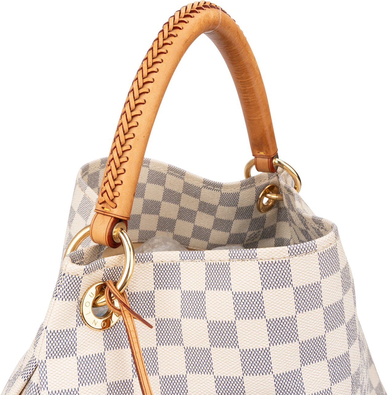 Louis Vuitton Louis Vuitton Damier Azur Monogram Artsy MM Handbag Wit