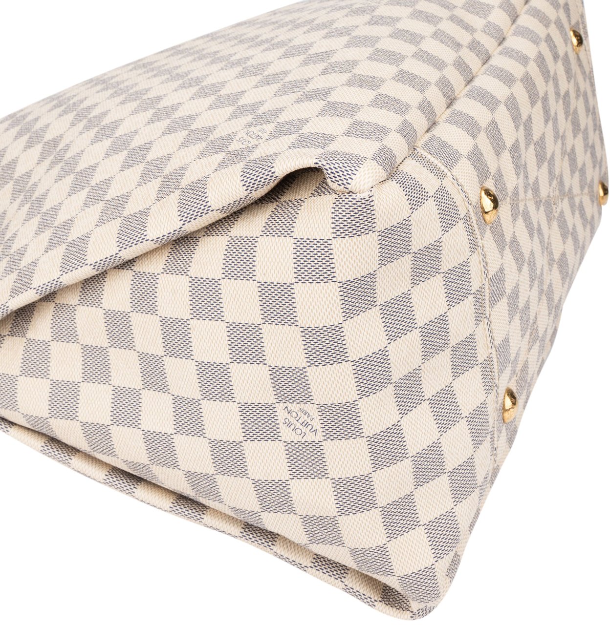 Louis Vuitton Louis Vuitton Damier Azur Monogram Artsy MM Handbag Wit