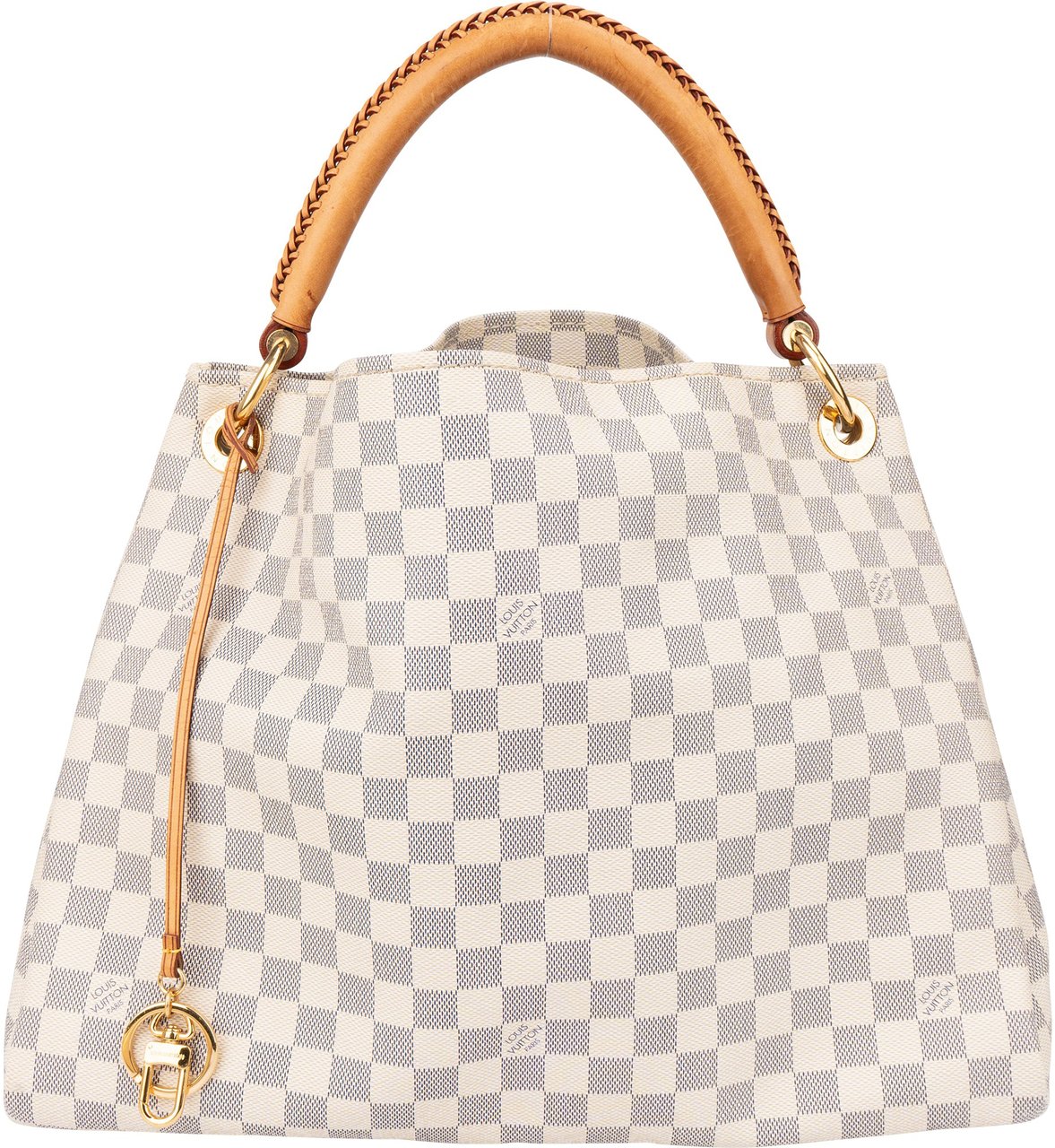 Louis Vuitton Louis Vuitton Damier Azur Monogram Artsy MM Handbag Wit