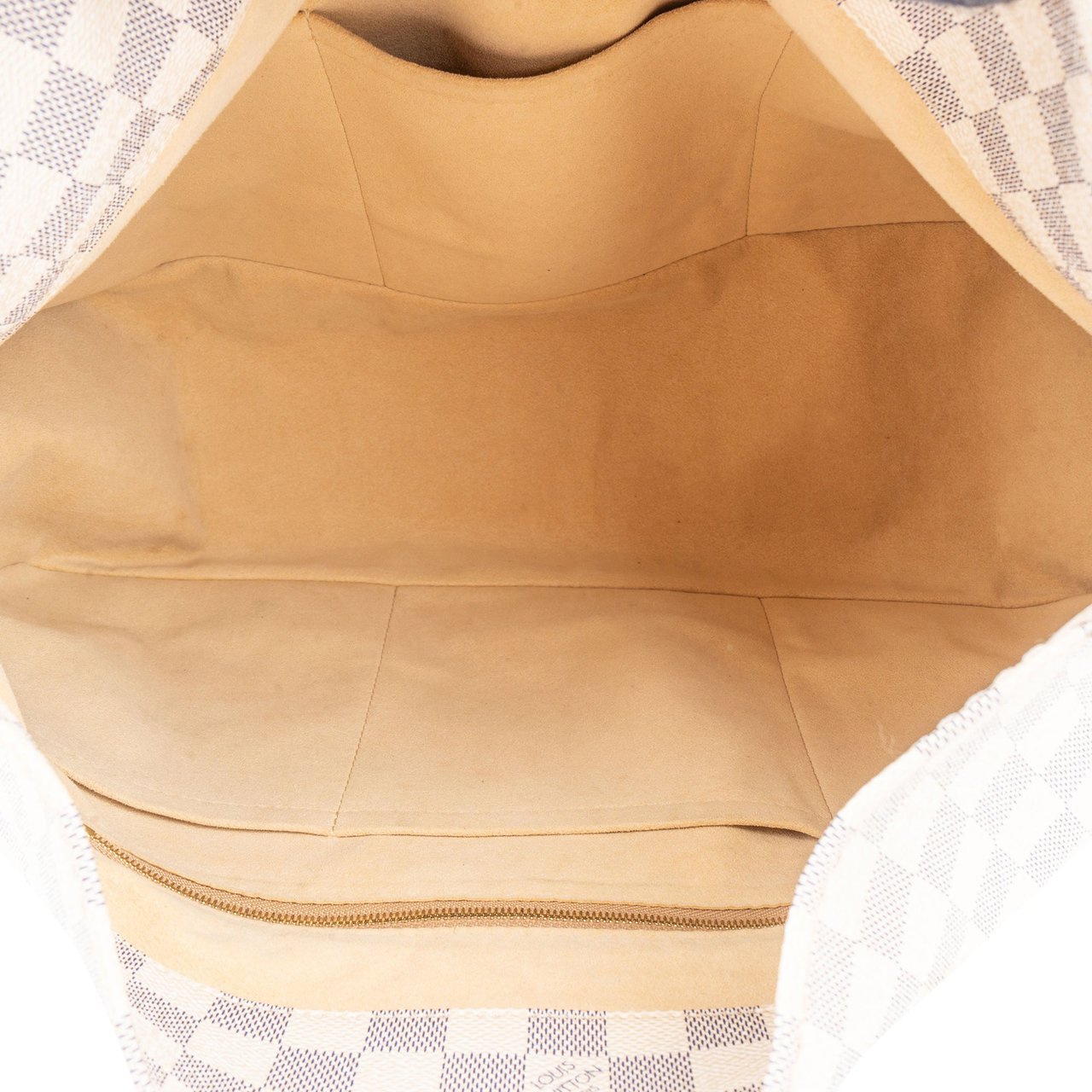 Louis Vuitton Louis Vuitton Damier Azur Monogram Artsy MM Handbag Wit