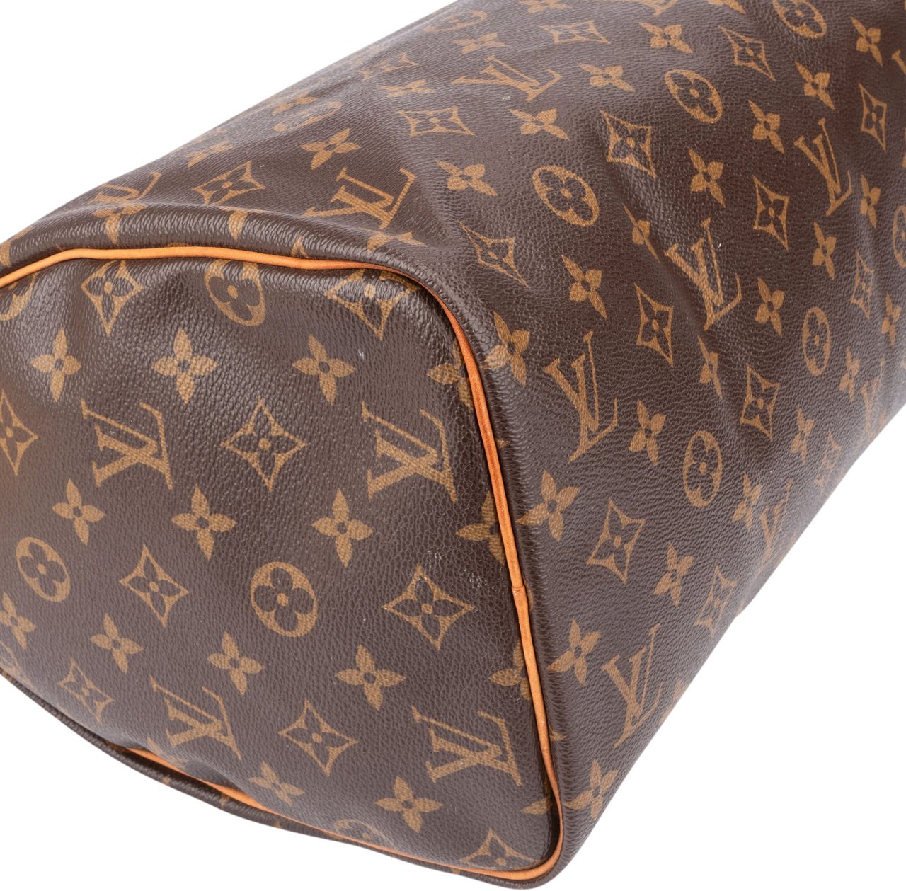 Louis Vuitton Louis Vuitton Canvas Monogram Speedy 30 Handbag Bruin