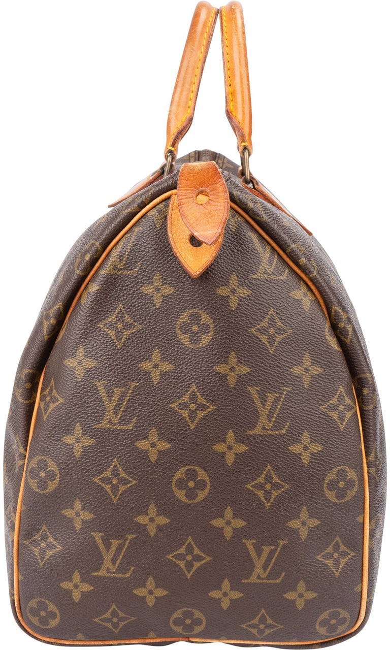 Louis Vuitton Louis Vuitton Canvas Monogram Speedy 40 Handbag Bruin