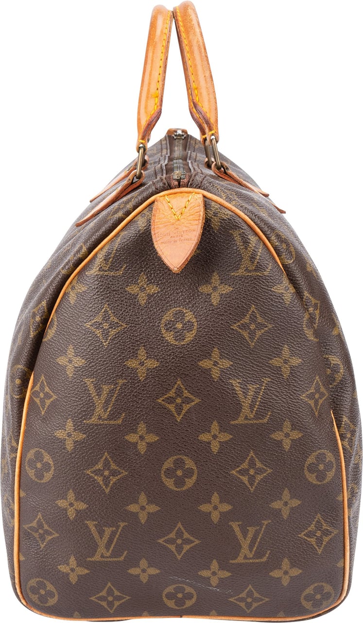 Louis Vuitton Louis Vuitton Canvas Monogram Speedy 40 Handbag Bruin