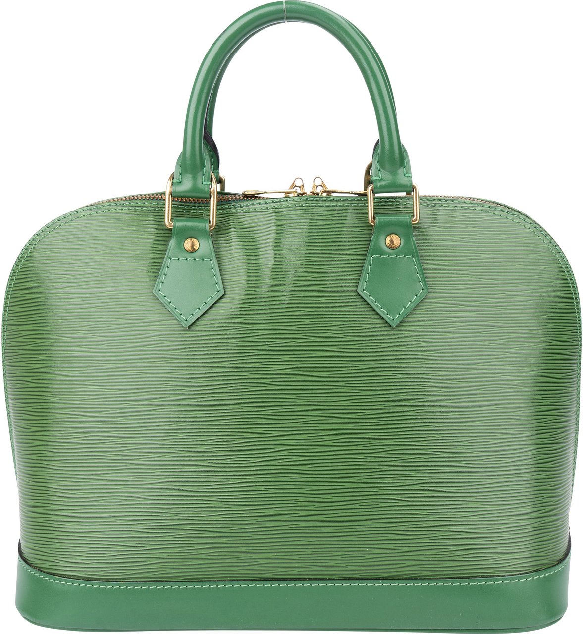 Louis Vuitton Louis Vuitton Vert Epi Leather Alma PM Handbag Groen