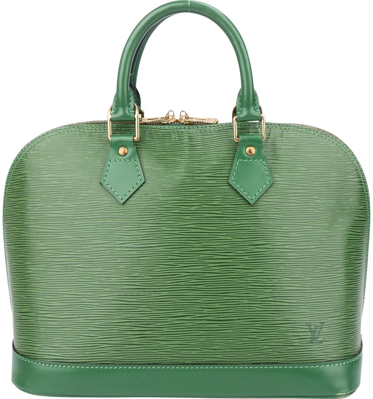 Louis Vuitton Louis Vuitton Vert Epi Leather Alma PM Handbag Groen