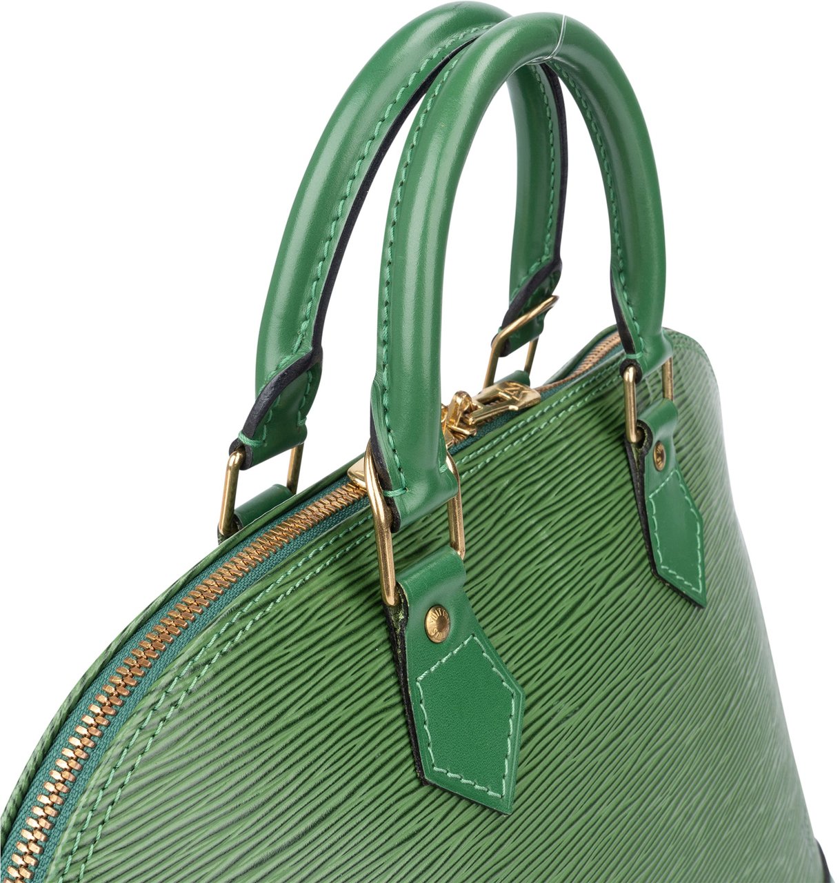 Louis Vuitton Louis Vuitton Vert Epi Leather Alma PM Handbag Groen