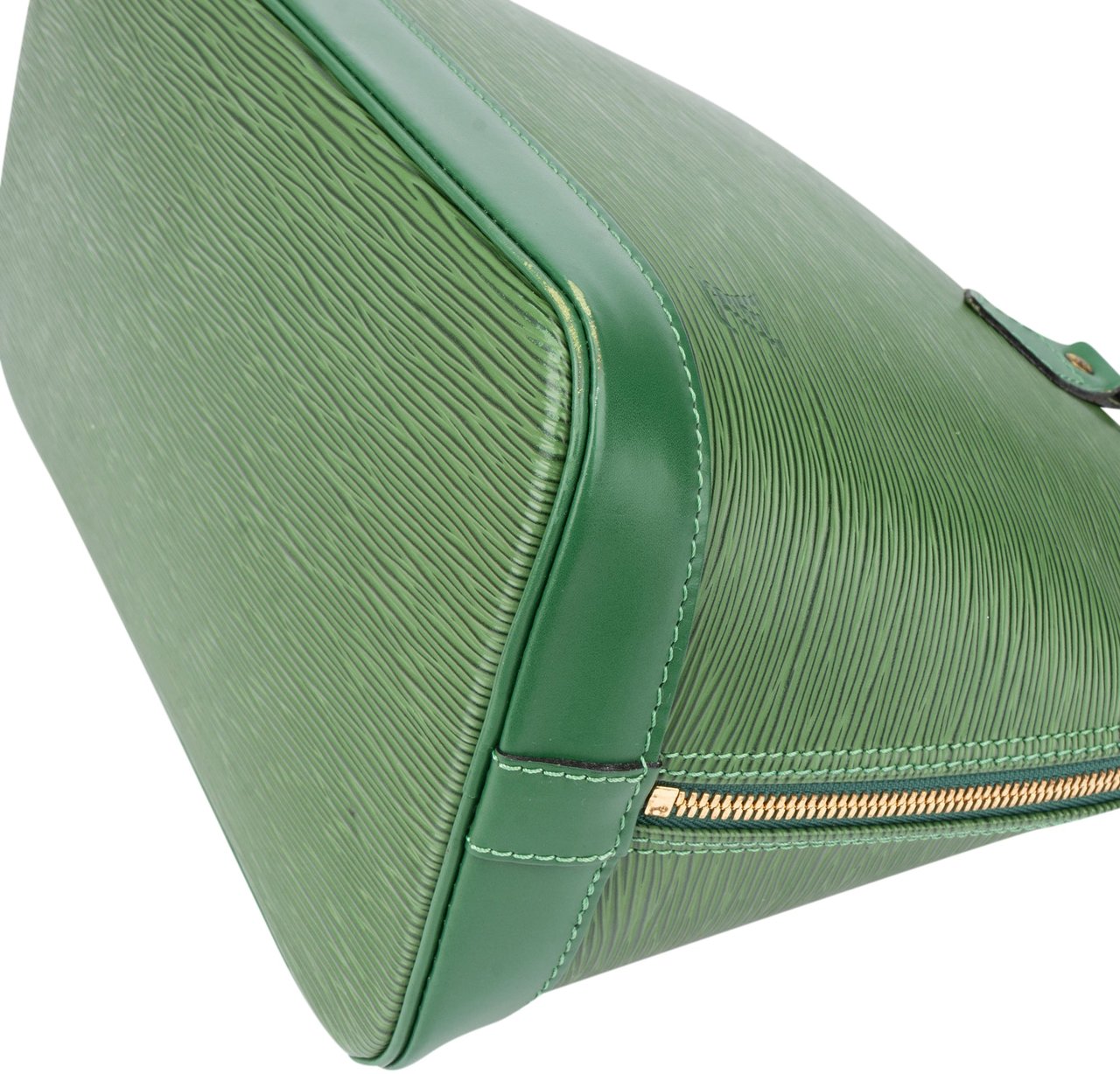 Louis Vuitton Louis Vuitton Vert Epi Leather Alma PM Handbag Groen