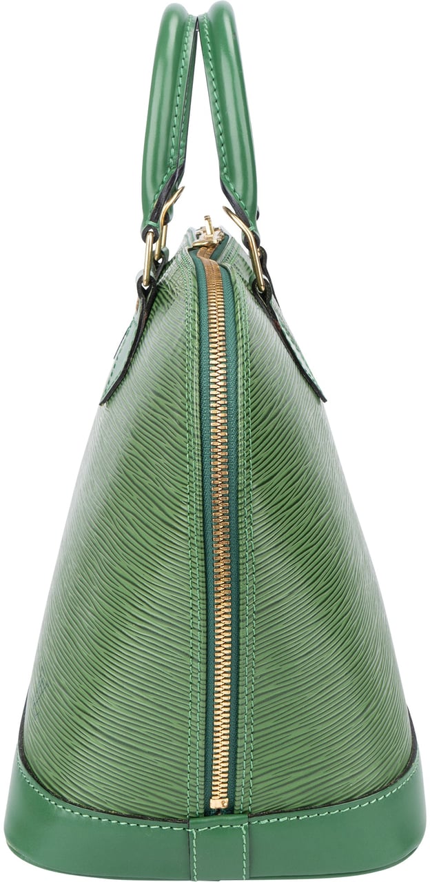 Louis Vuitton Louis Vuitton Vert Epi Leather Alma PM Handbag Groen