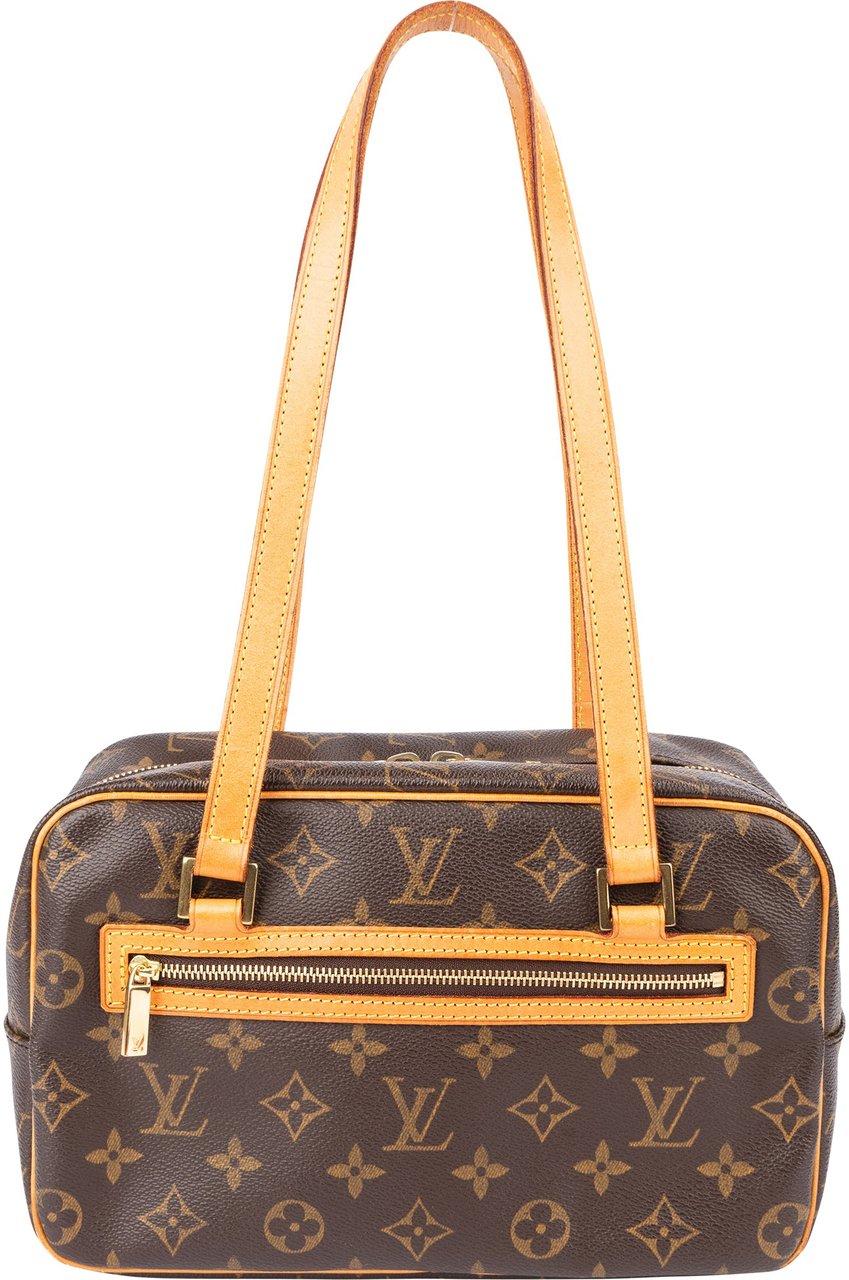 Louis Vuitton Louis Vuitton Canvas Monogram Cite MM Shoulder Bag Bruin
