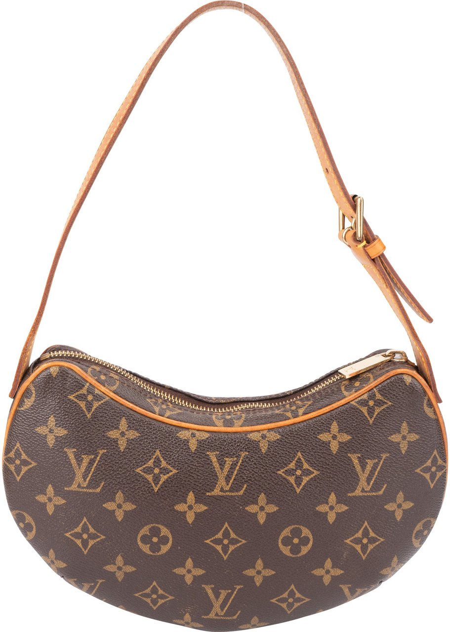 Louis Vuitton Louis Vuitton Canvas Monogram Croissant PM Handbag Bruin