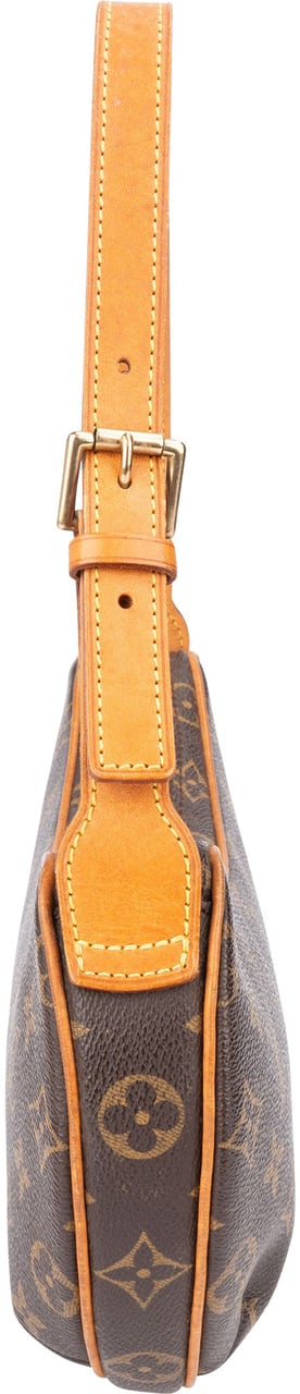 Louis Vuitton Louis Vuitton Canvas Monogram Croissant PM Handbag Bruin