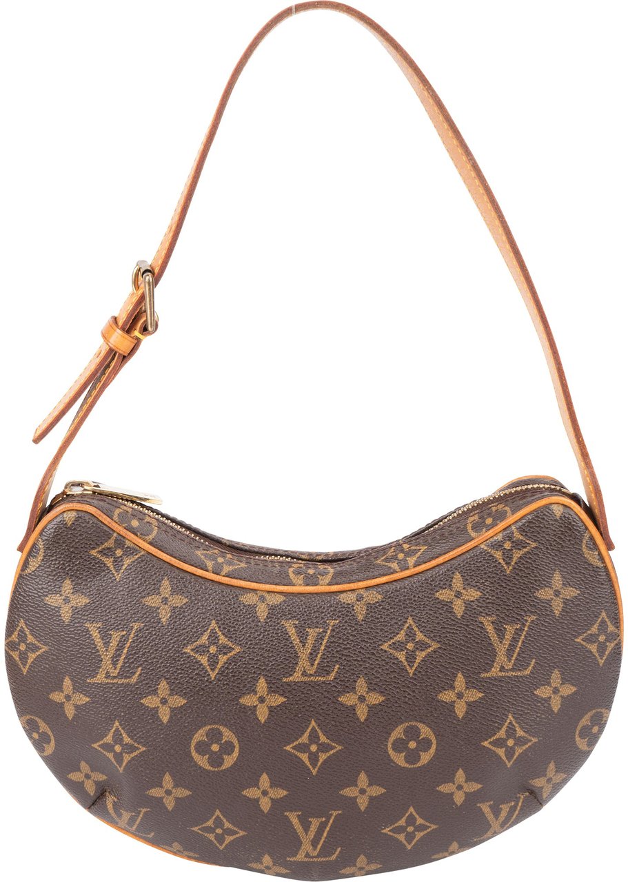 Louis Vuitton Louis Vuitton Canvas Monogram Croissant PM Handbag Bruin