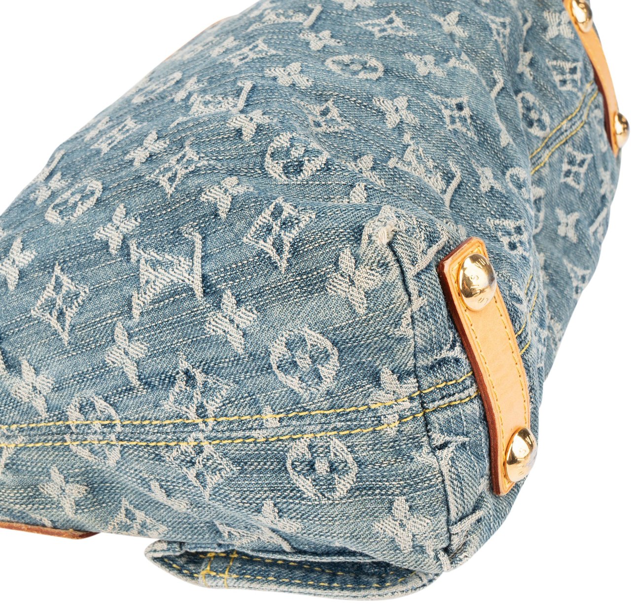 Louis Vuitton Louis Vuitton Denim Monogram Baggy PM Crossbody Bag Blauw