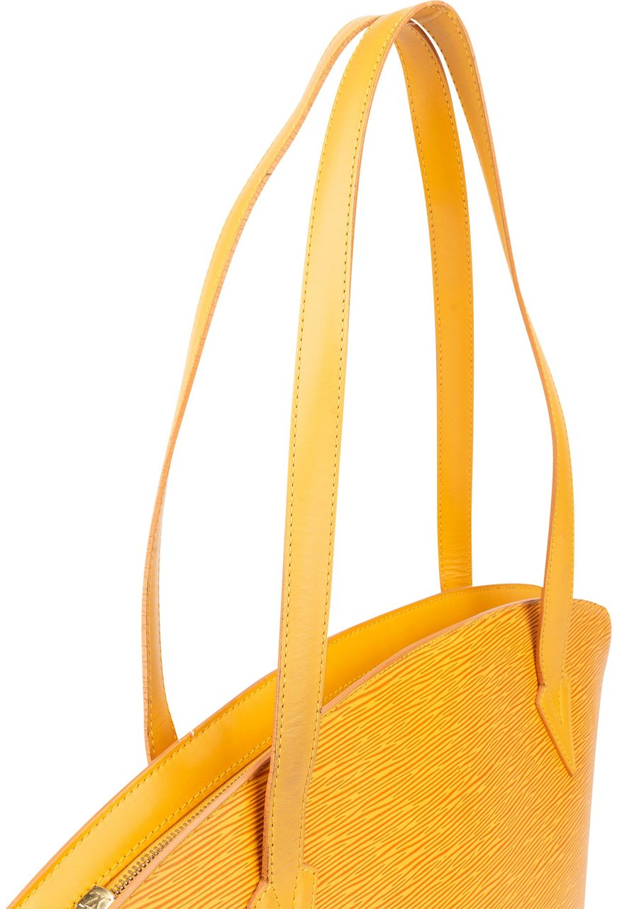 Louis Vuitton Louis Vuitton Jaune Epi Leather Saint Jacques Handbag Geel