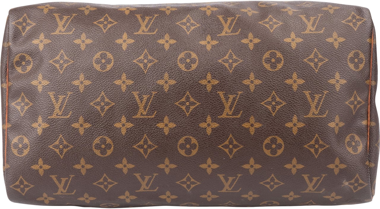 Louis Vuitton Louis Vuitton Canvas Monogram Speedy 30 Handbag Bruin