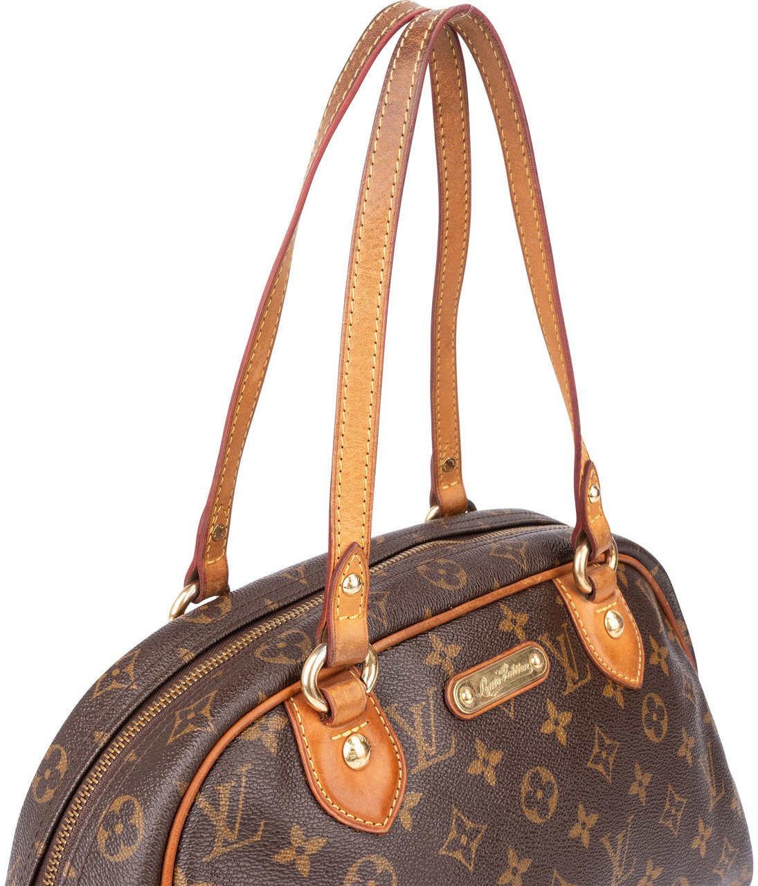 Louis Vuitton Louis Vuitton Canvas Monogram Montorgueil PM Handbag Bruin