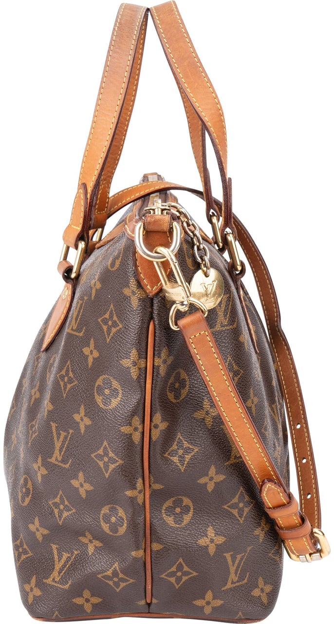 Louis Vuitton Louis Vuitton Canvas Monogram Palermo PM Handbag Bruin