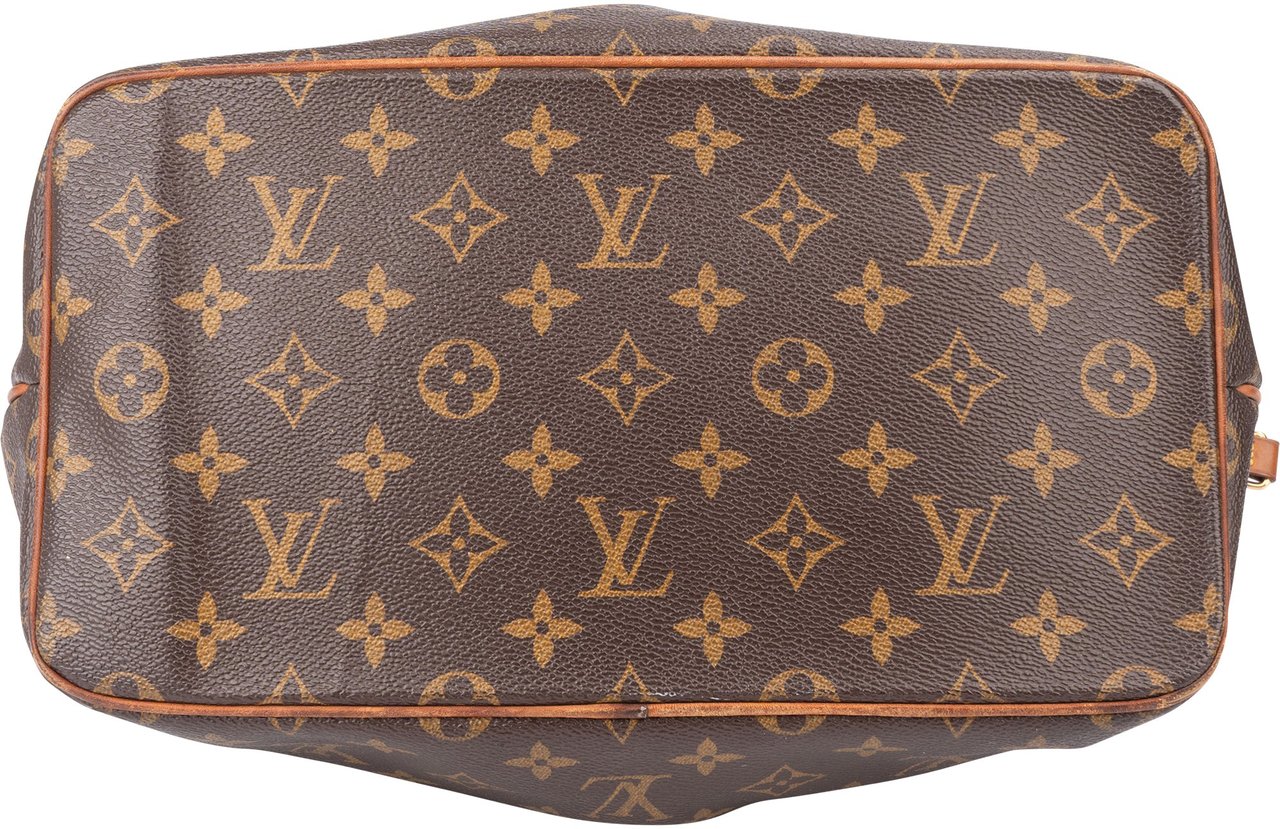 Louis Vuitton Louis Vuitton Canvas Monogram Palermo PM Handbag Bruin