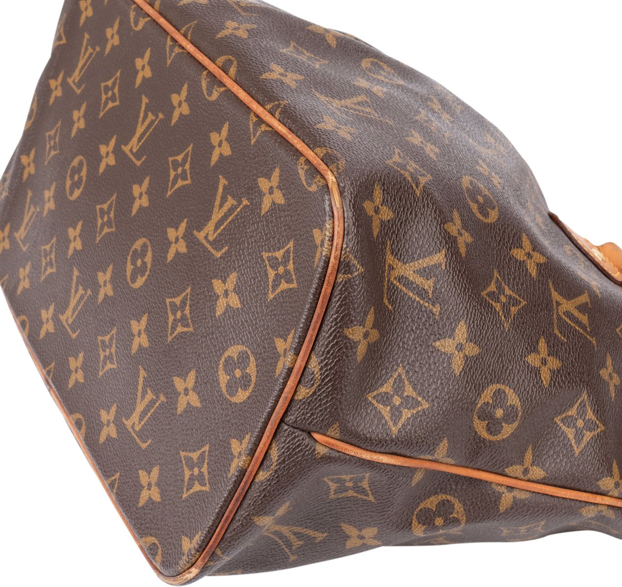Louis Vuitton Louis Vuitton Canvas Monogram Palermo PM Handbag Bruin