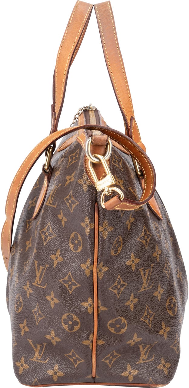 Louis Vuitton Louis Vuitton Canvas Monogram Palermo PM Handbag Bruin