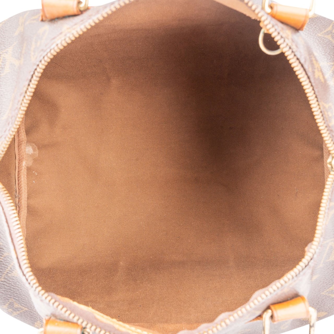 Louis Vuitton Louis Vuitton Canvas Monogram Speedy 30 Handbag Bruin