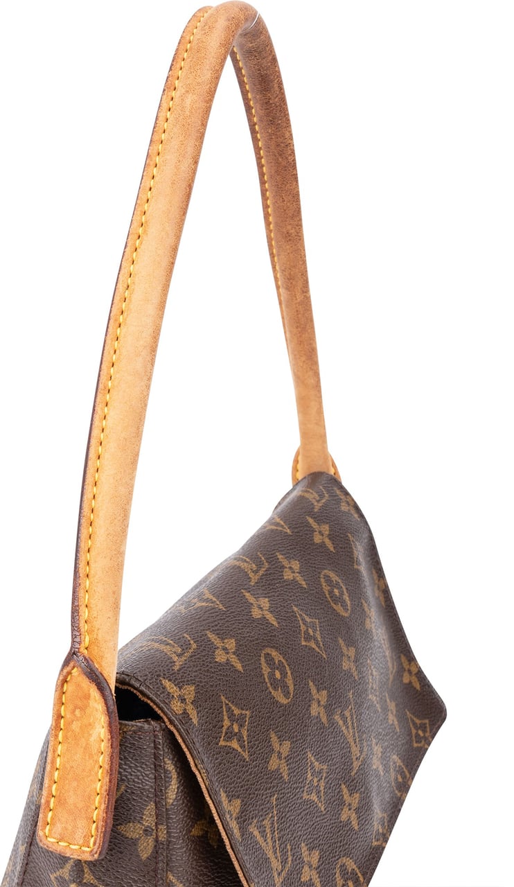 Louis Vuitton Louis Vuitton Canvas Monogram Looping PM Shoulder Bag Bruin