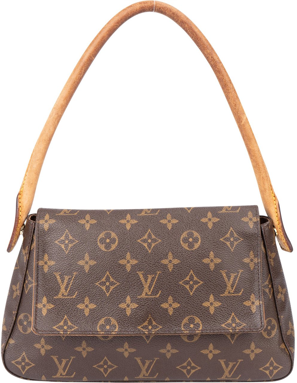 Louis Vuitton Louis Vuitton Canvas Monogram Looping PM Shoulder Bag Bruin