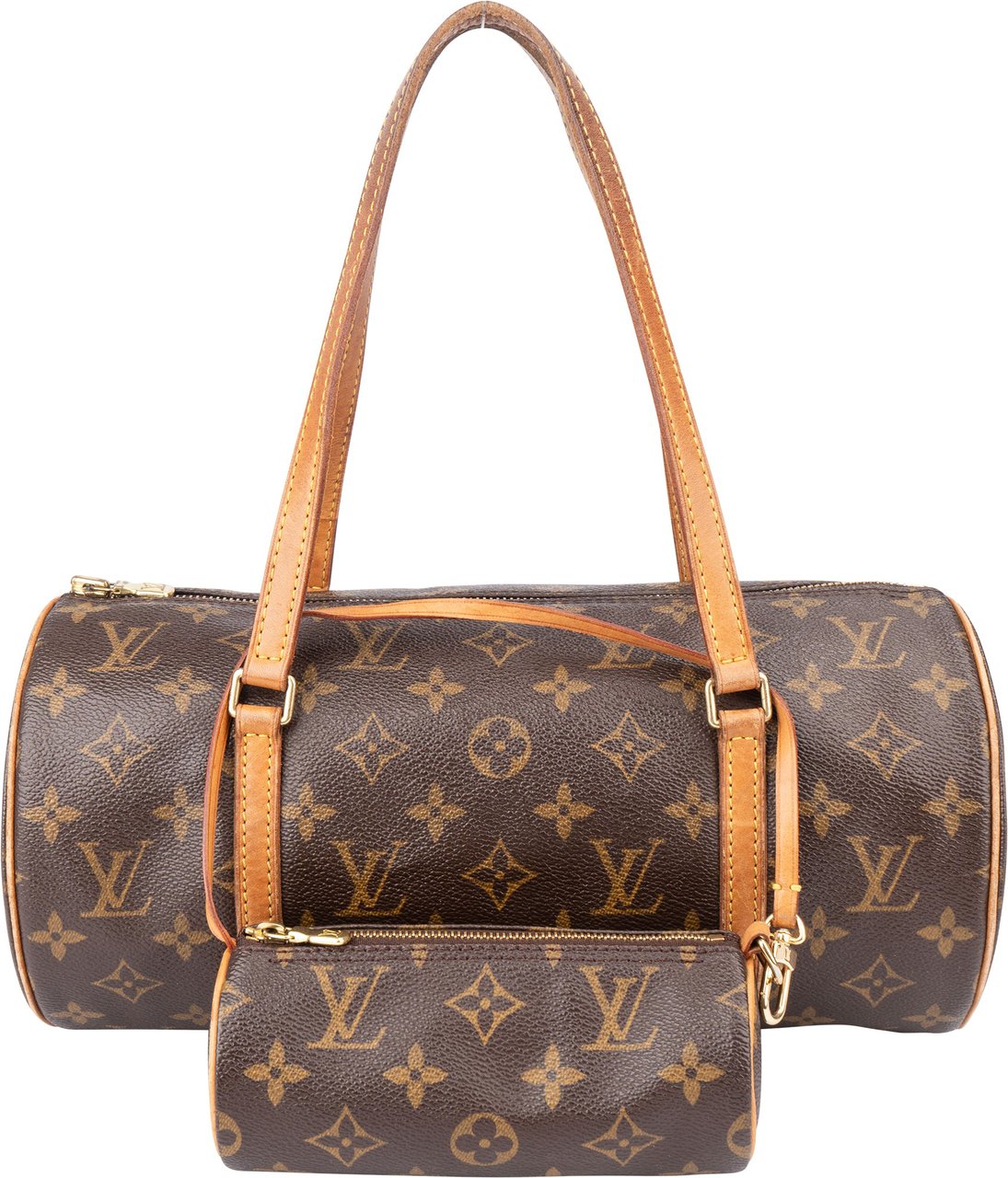 Louis Vuitton Louis Vuitton Canvas Monogram Papillon Set Handbag Bruin
