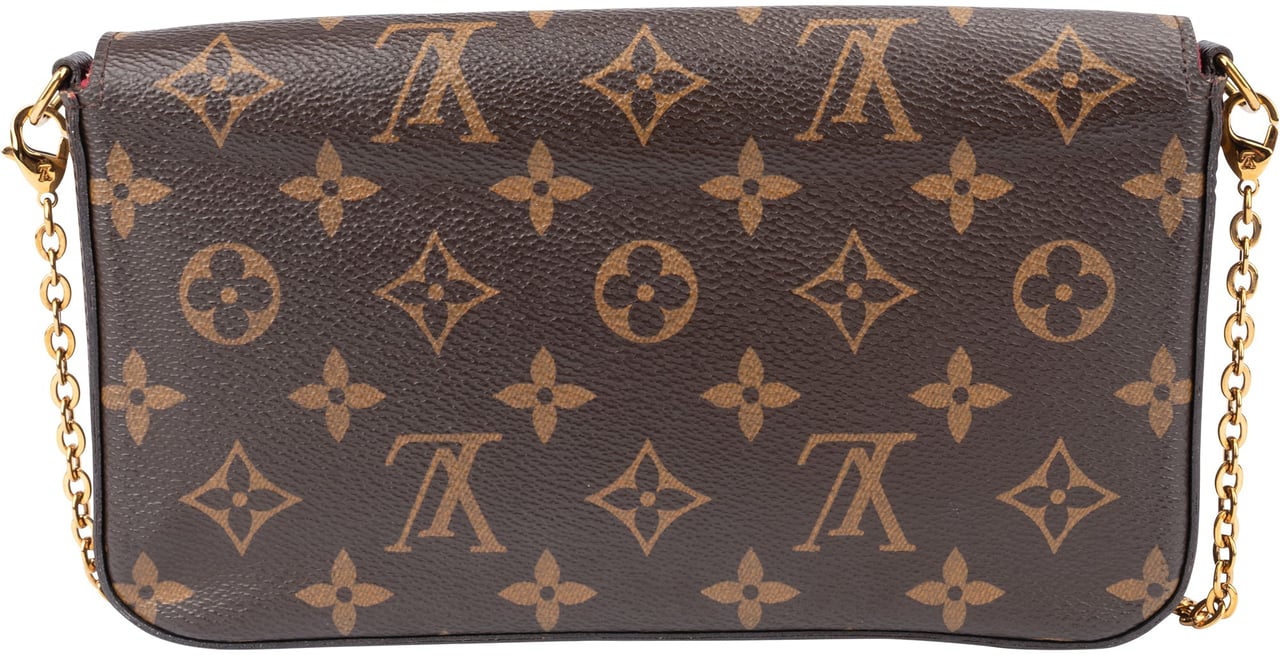 Louis Vuitton Louis Vuitton Canvas Monogram Felicie Crossbody Bag Bruin