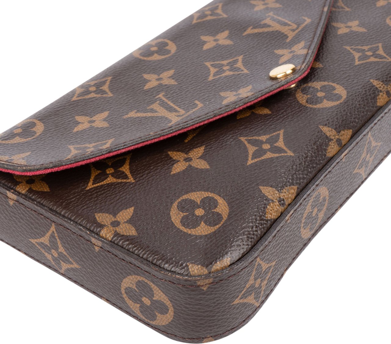 Louis Vuitton Louis Vuitton Canvas Monogram Felicie Crossbody Bag Bruin