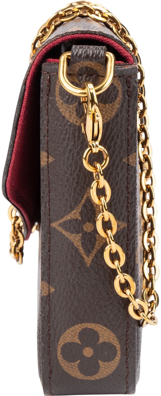 Louis Vuitton Louis Vuitton Canvas Monogram Felicie Crossbody Bag Bruin