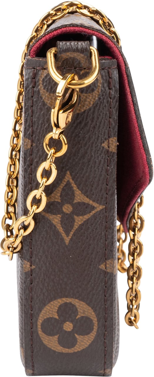 Louis Vuitton Louis Vuitton Canvas Monogram Felicie Crossbody Bag Bruin