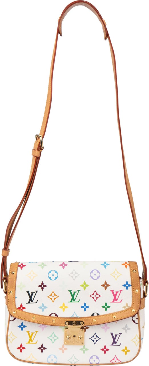 Louis Vuitton Louis Vuitton Murakami Multicolor Sologne Crossbody Bag Wit