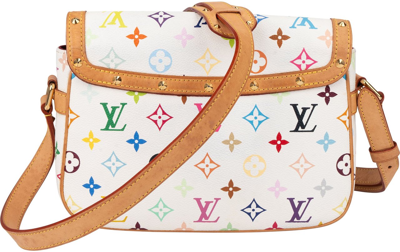 Louis Vuitton Louis Vuitton Murakami Multicolor Sologne Crossbody Bag Wit