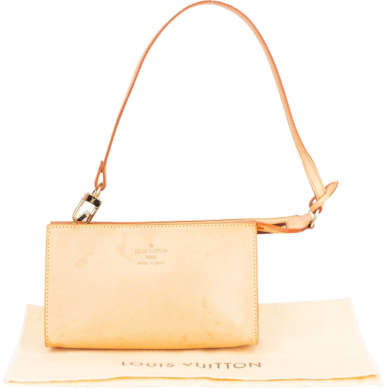 Louis Vuitton Louis Vuitton Vachetta Leather Micro Pochette Accessoire Handbag Divers