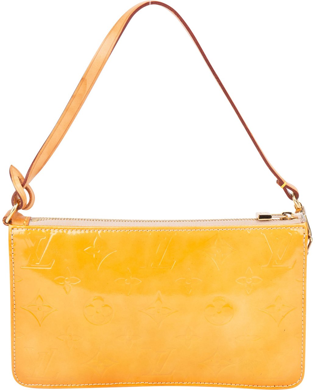 Louis Vuitton Louis Vuitton Vernis Monogram Lexington Pochette Handbag Geel