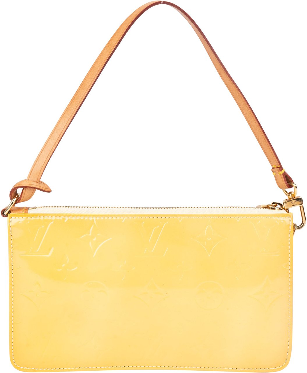Louis Vuitton Louis Vuitton Vernis Monogram Lexington Pochette Handbag Geel