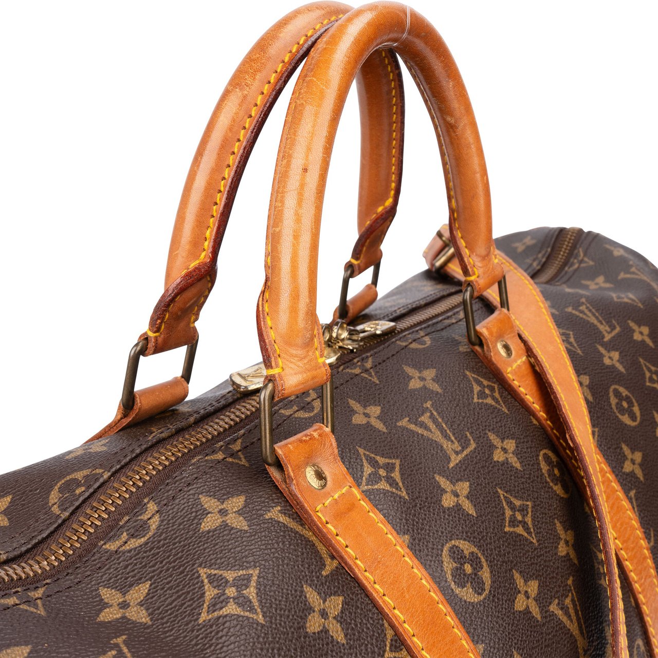 Louis Vuitton Louis Vuitton Canvas Monogram Keepall 55 Bandouliere Bruin