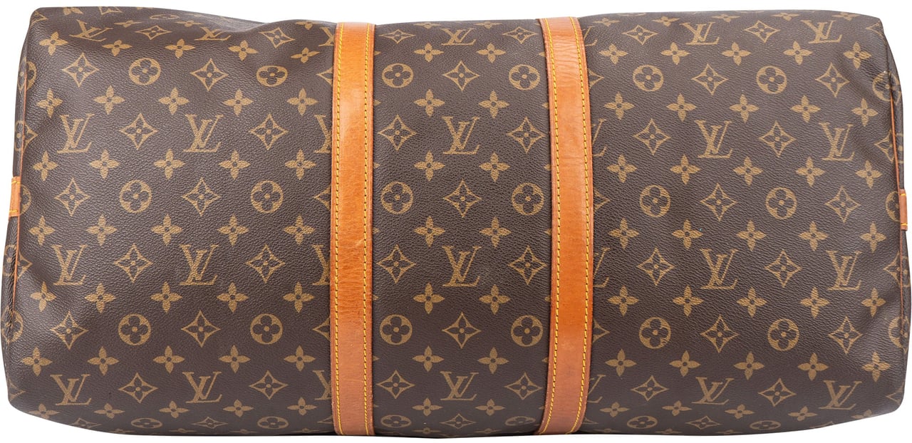 Louis Vuitton Louis Vuitton Canvas Monogram Keepall 55 Bandouliere Bruin