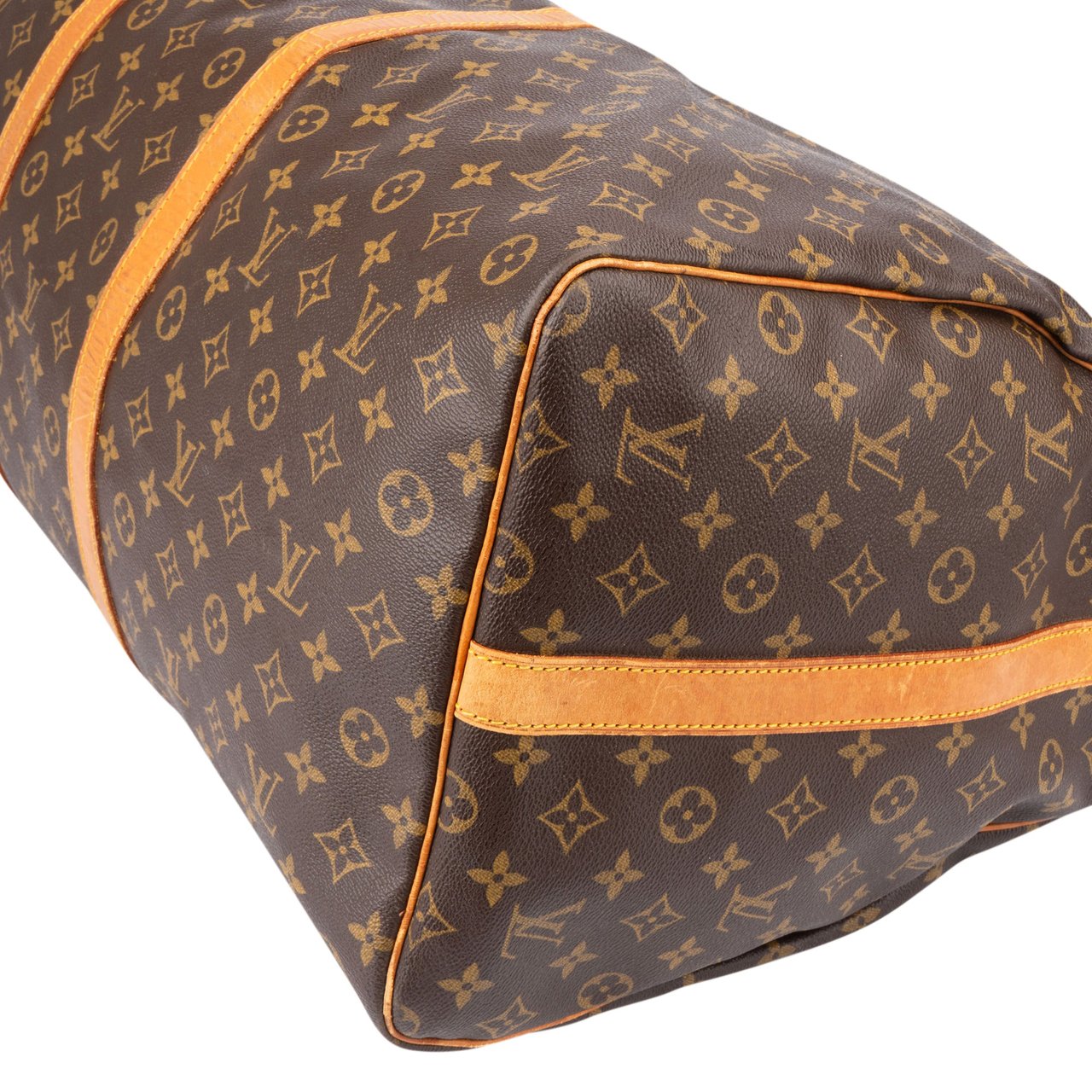 Louis Vuitton Louis Vuitton Canvas Monogram Keepall 60 Bandouliere Bruin