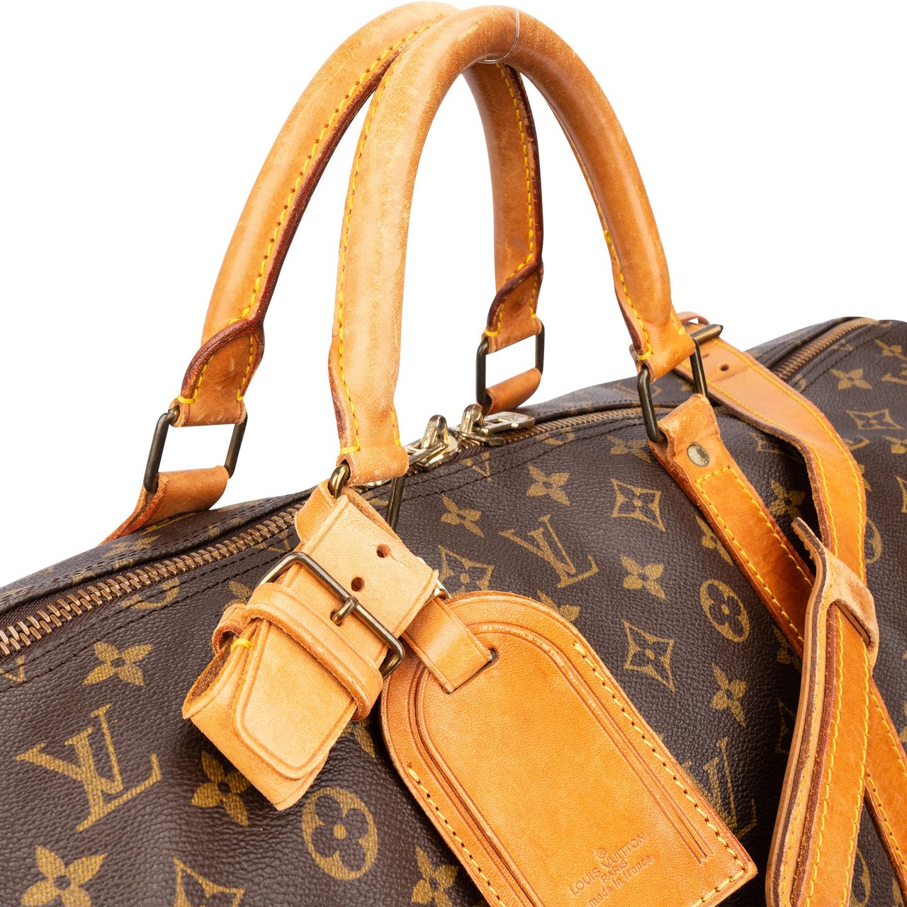 Louis Vuitton Louis Vuitton Canvas Monogram Keepall 60 Bandouliere Bruin