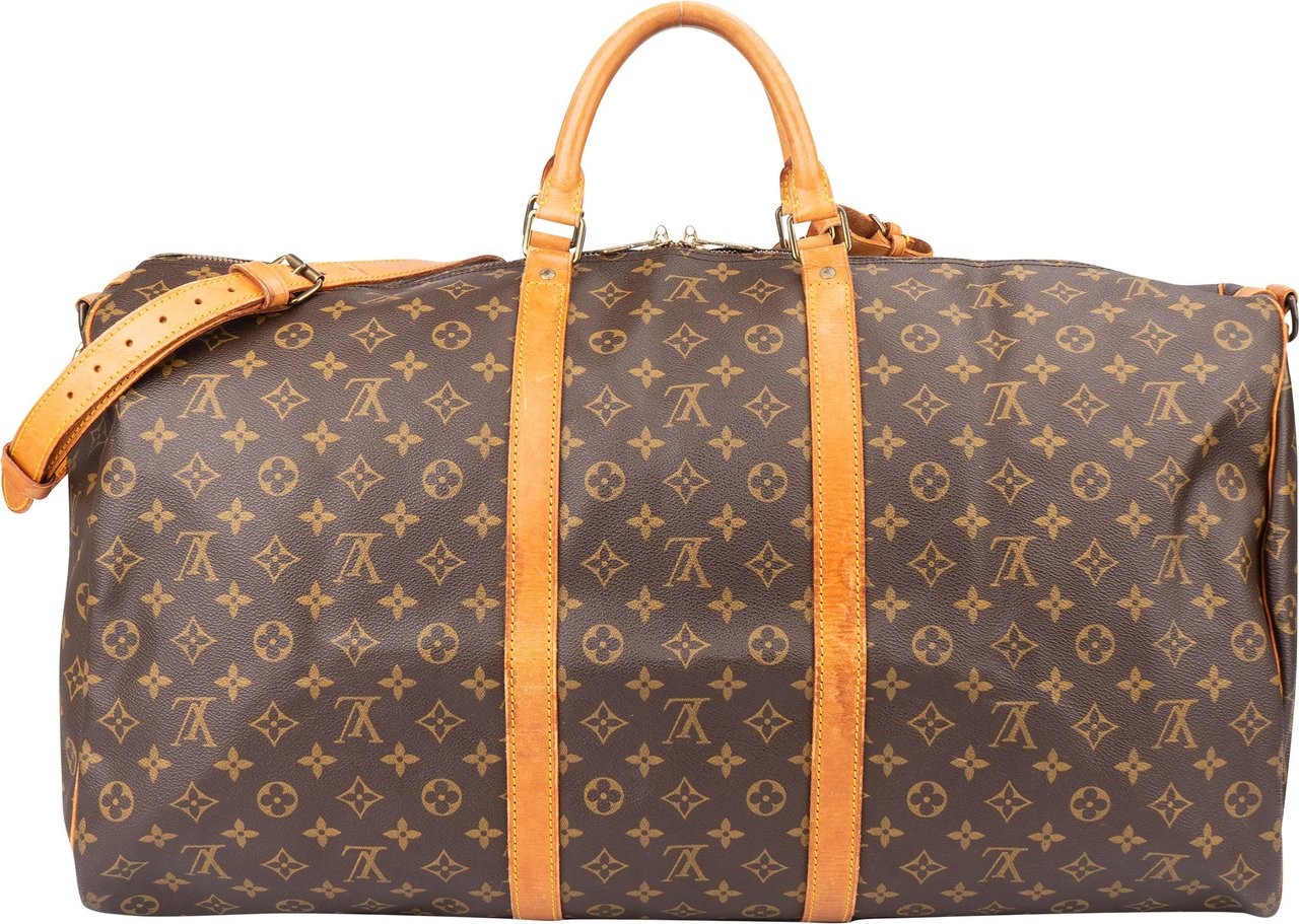 Louis Vuitton Louis Vuitton Canvas Monogram Keepall 60 Bandouliere Bruin