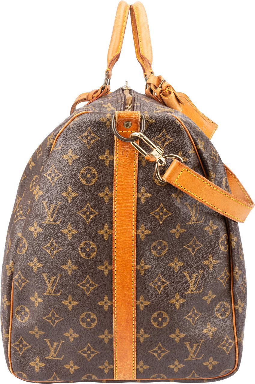 Louis Vuitton Louis Vuitton Canvas Monogram Keepall 60 Bandouliere Bruin
